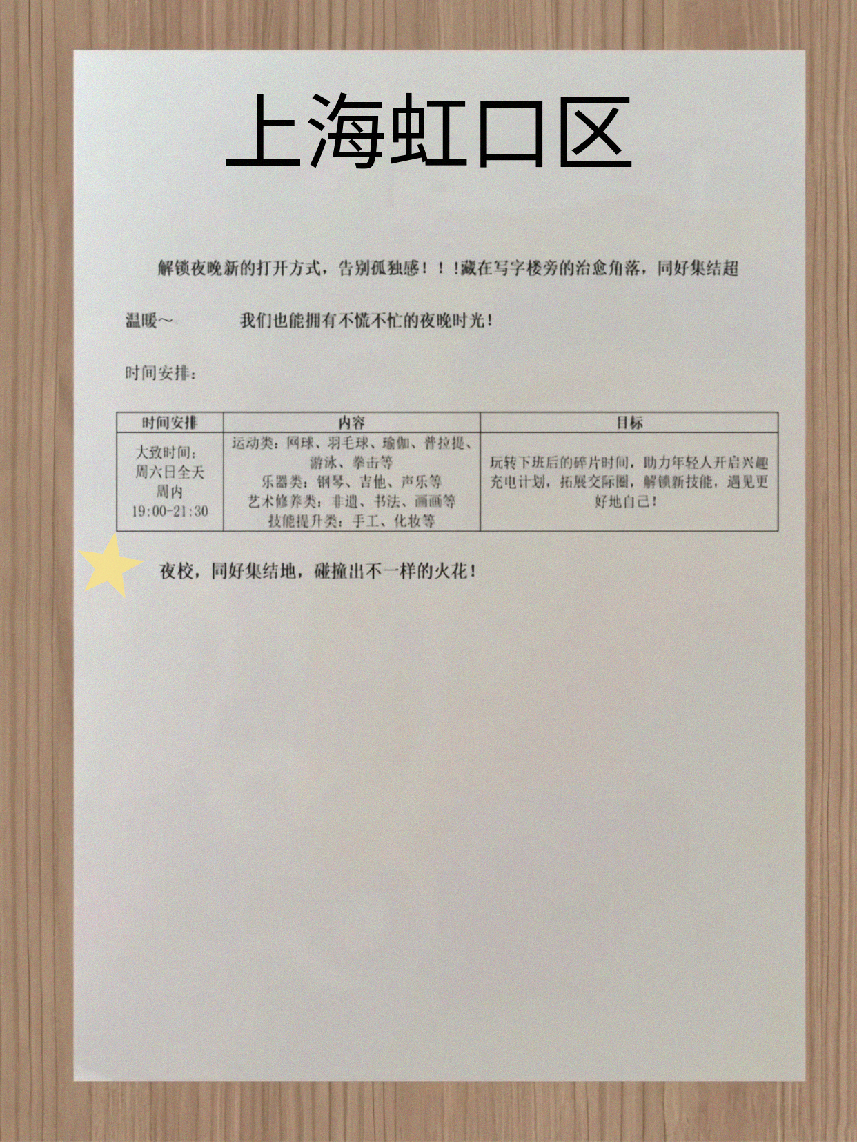 咋才发现虹口夜校