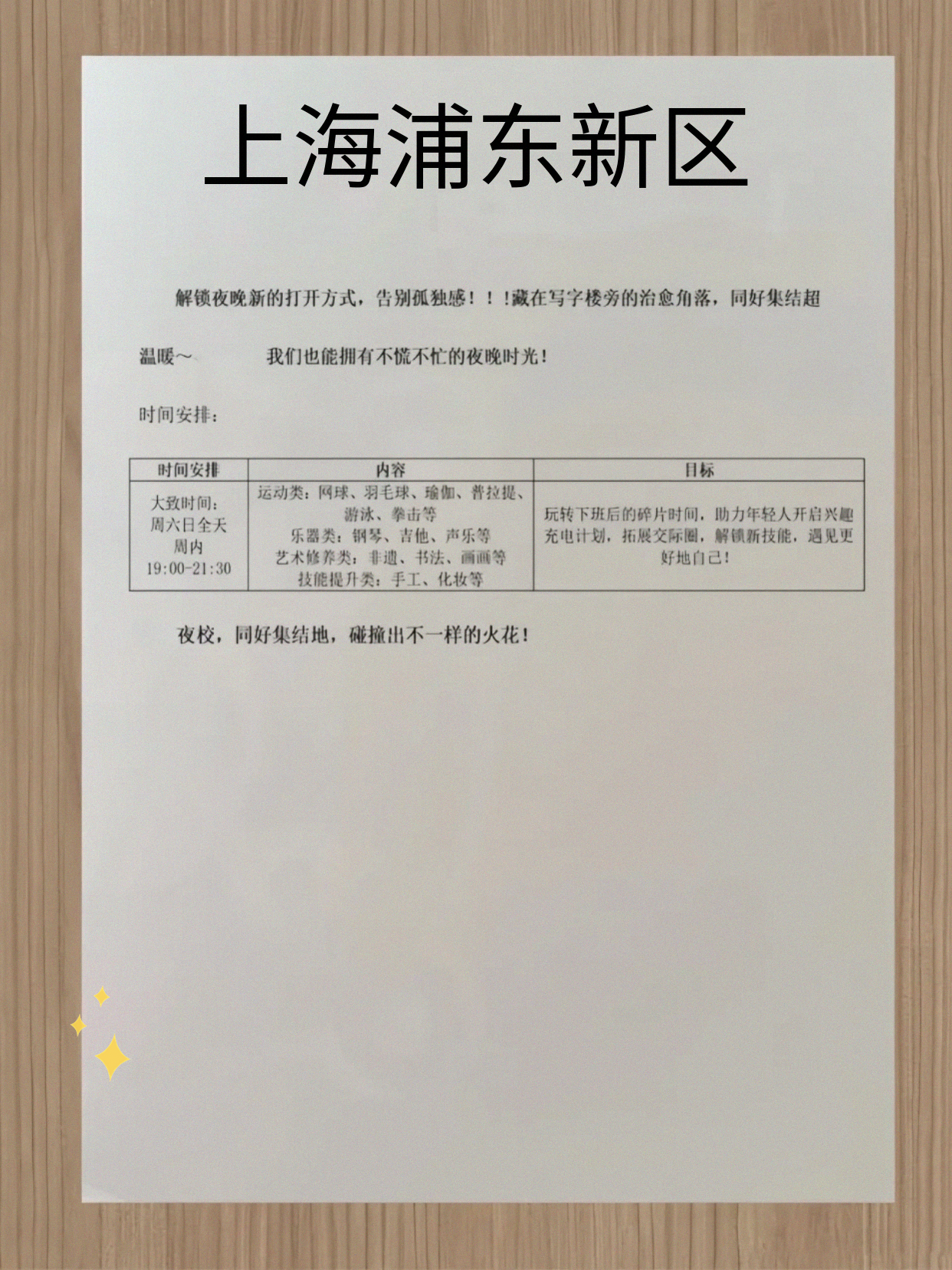 浦东夜校不妨瞧瞧