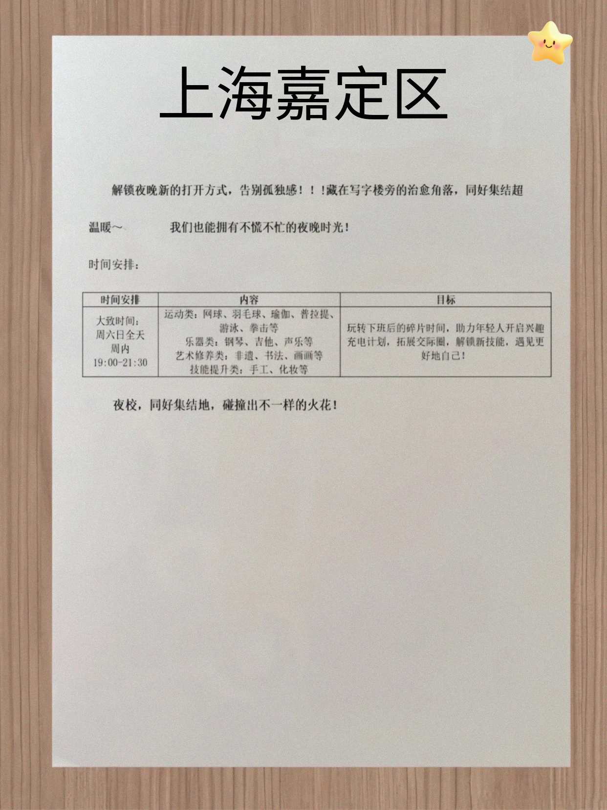 嘉定下班顺路挑个兴趣课