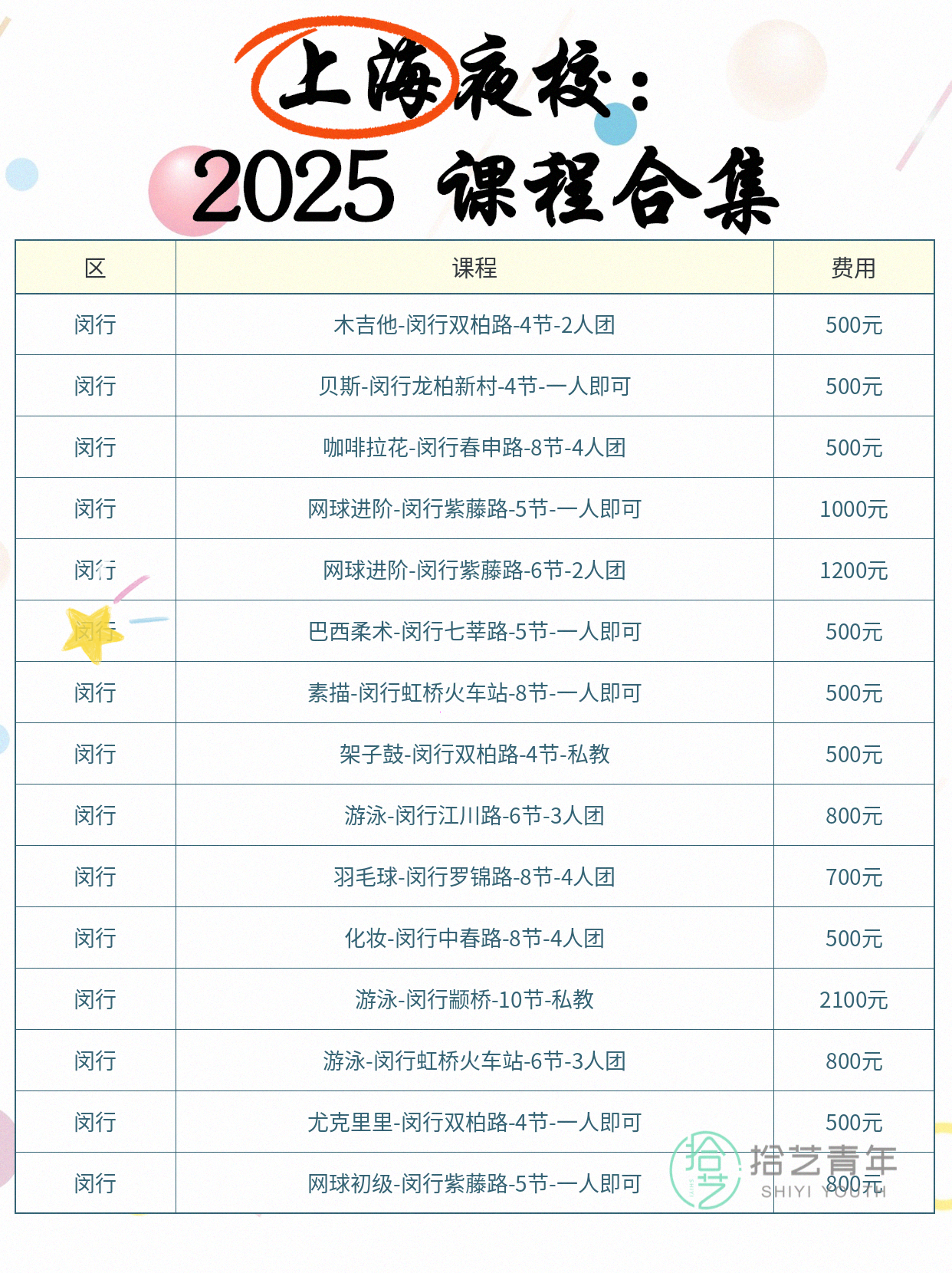 上海闵行夜校课程更新,能认识新朋友吗? - 图片2