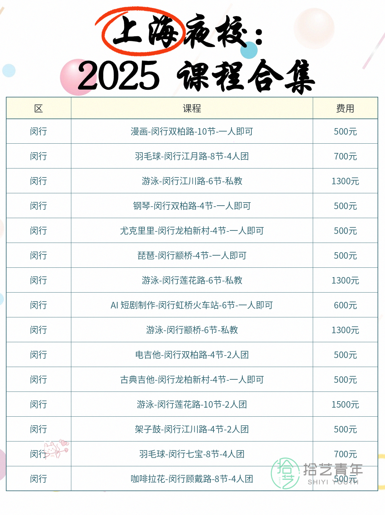 上海闵行夜校课程更新,能认识新朋友吗? - 图片4