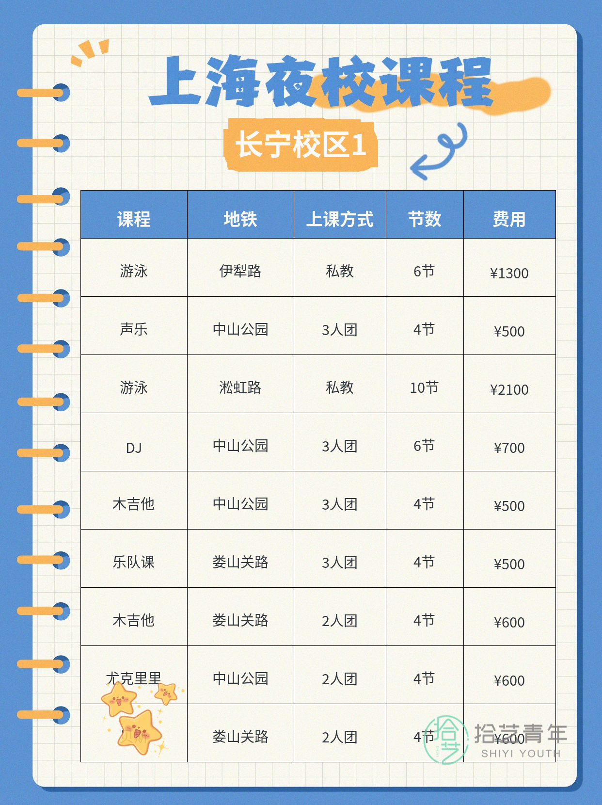 上海长宁区夜校课程更新啦 - 图片2