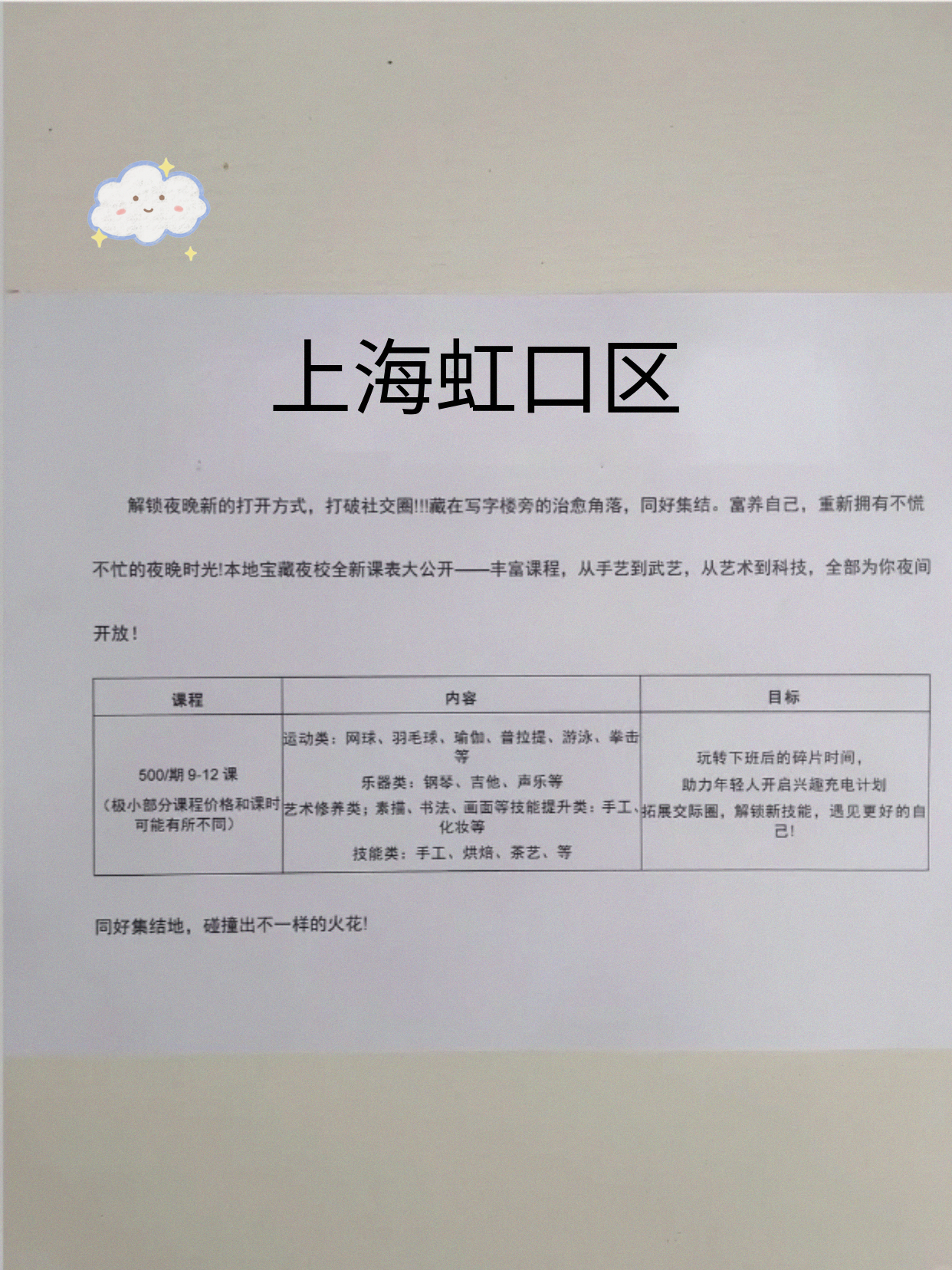 虹口的姐妹看这儿哦