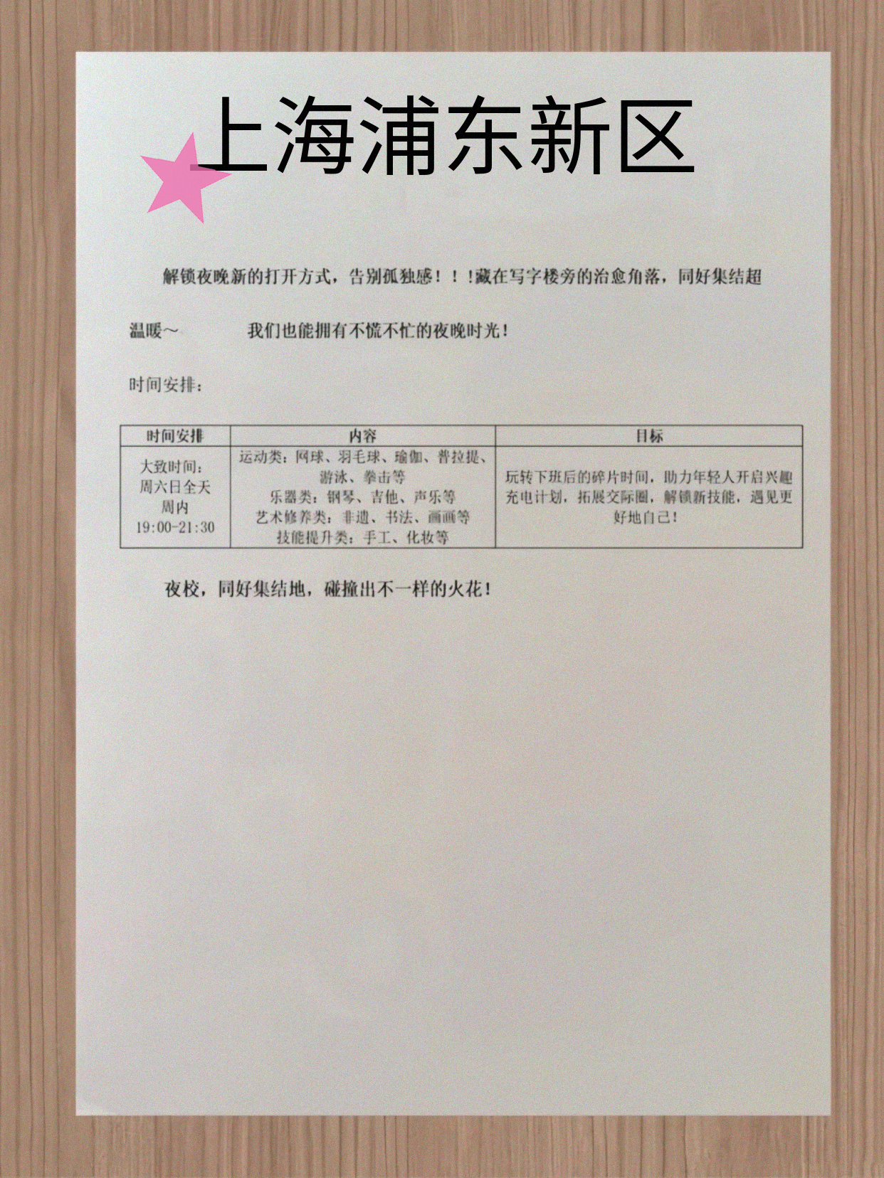 家人们浦东下班有得学