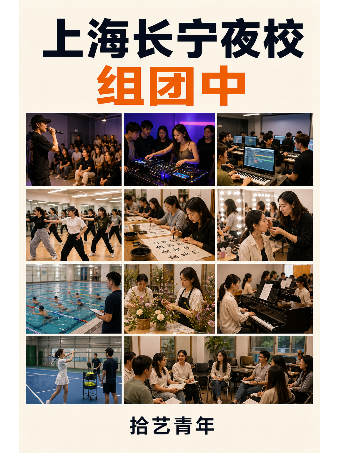 年轻人抢着上！长宁夜校多课组团中