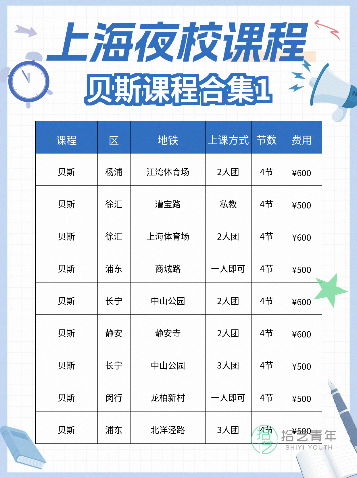 上海夜校贝斯课,500/4 节找同好 - 图片2