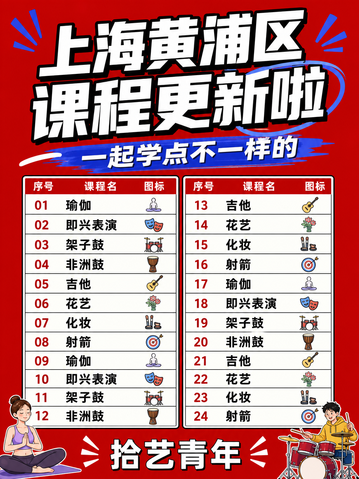 姐妹们黄浦课来啦