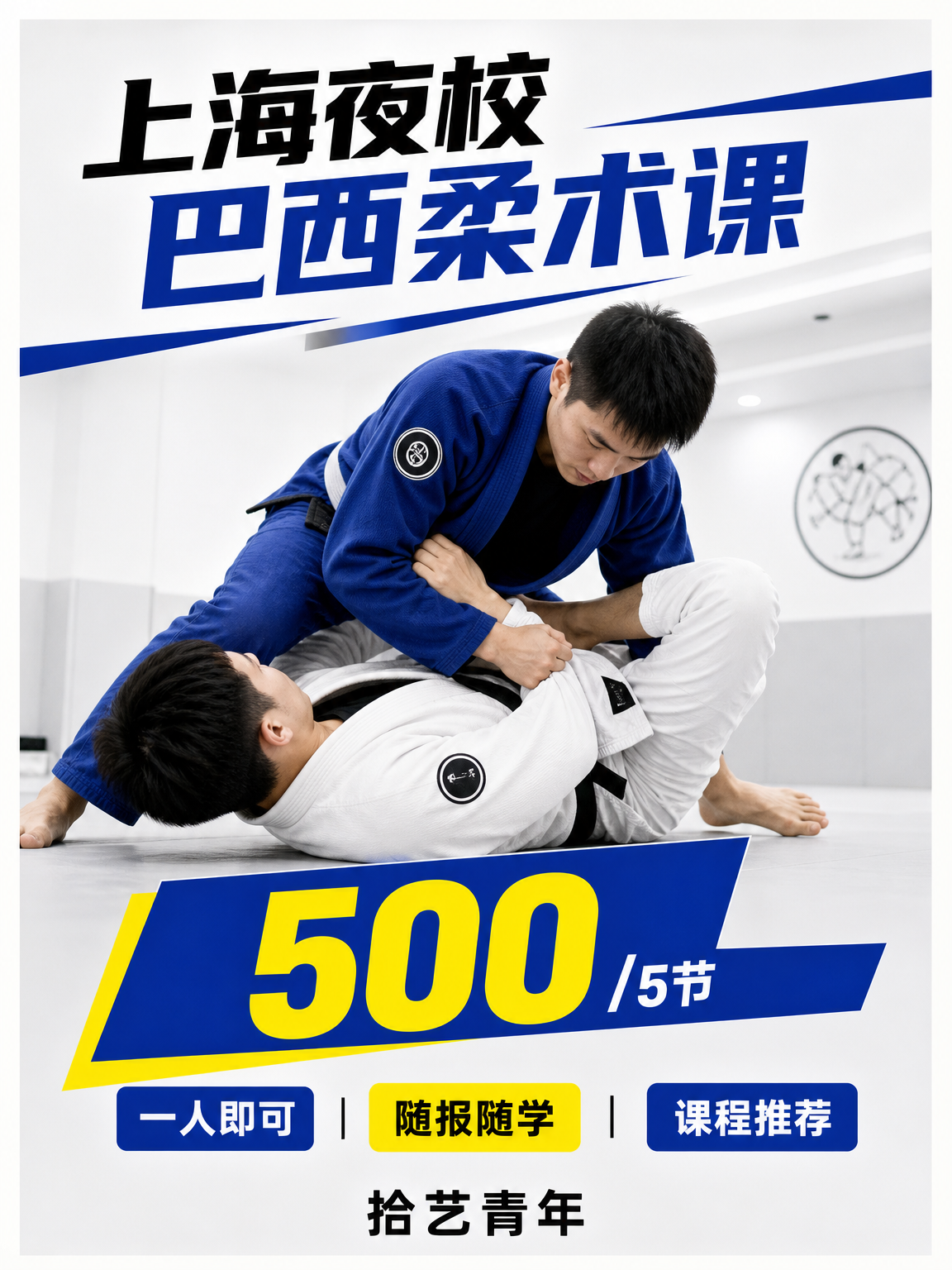 浦东巴西柔术课 500/5 节