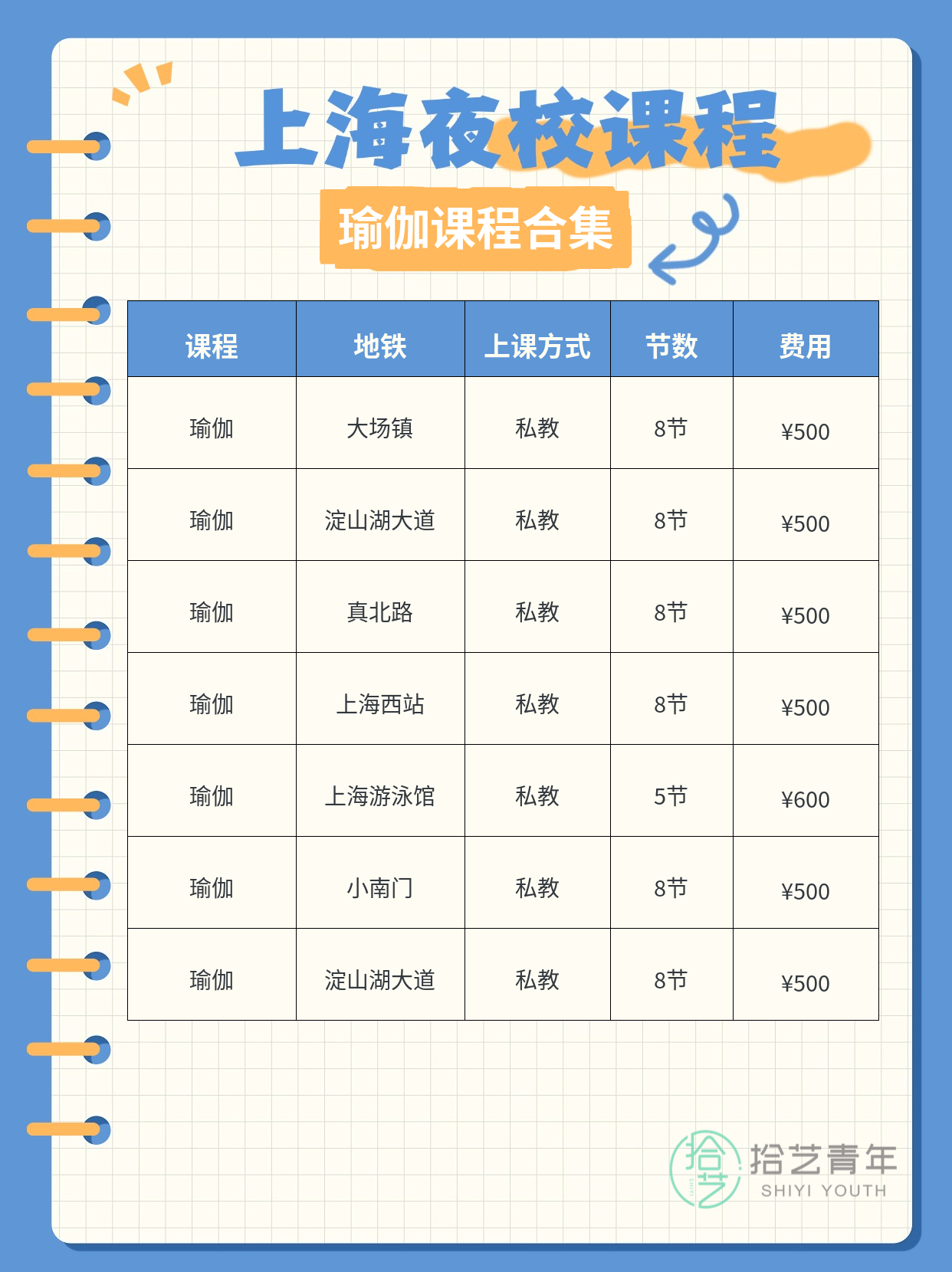 上海上班族夜校:瑜伽游泳课零基础也能长… - 图片2
