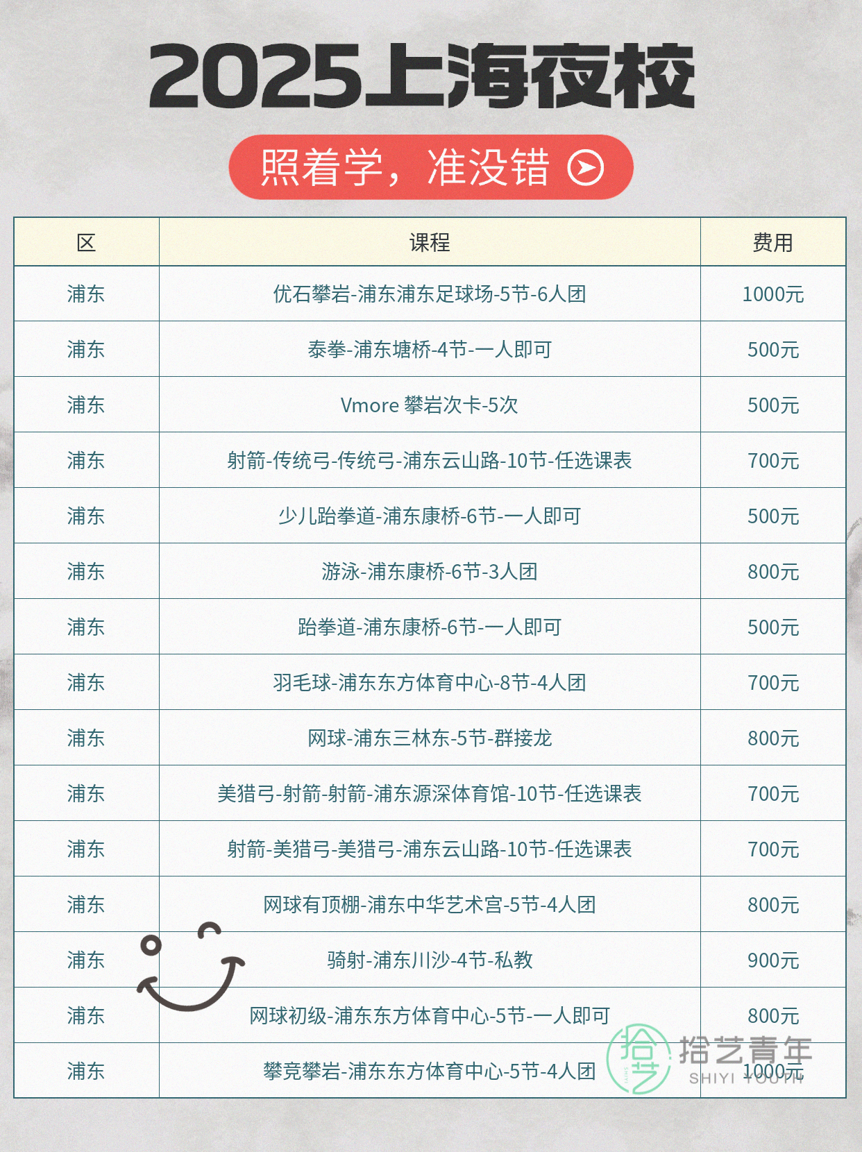 浦东运动夜校可以安排 - 图片2