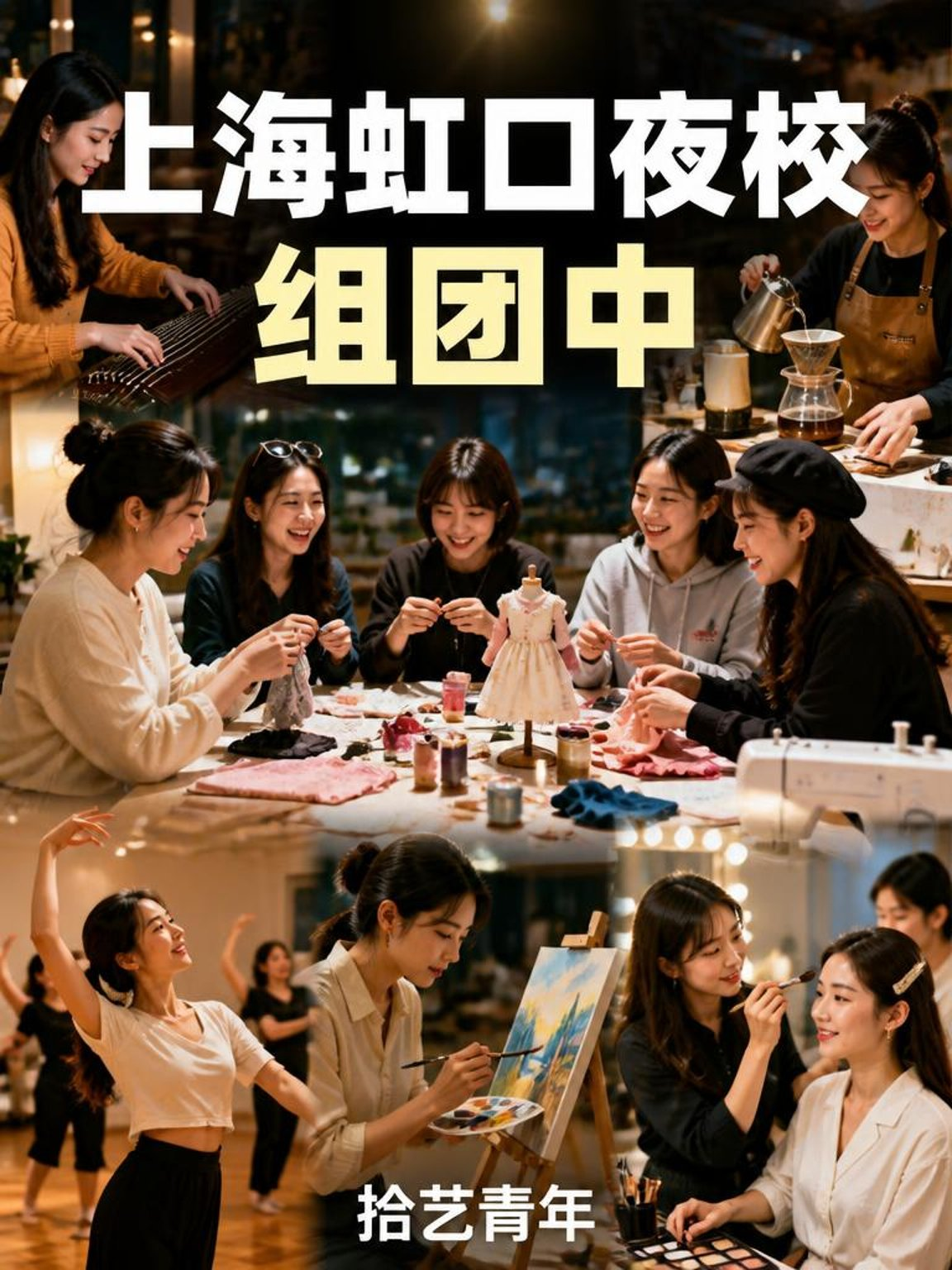 上海虹口夜校来啦～