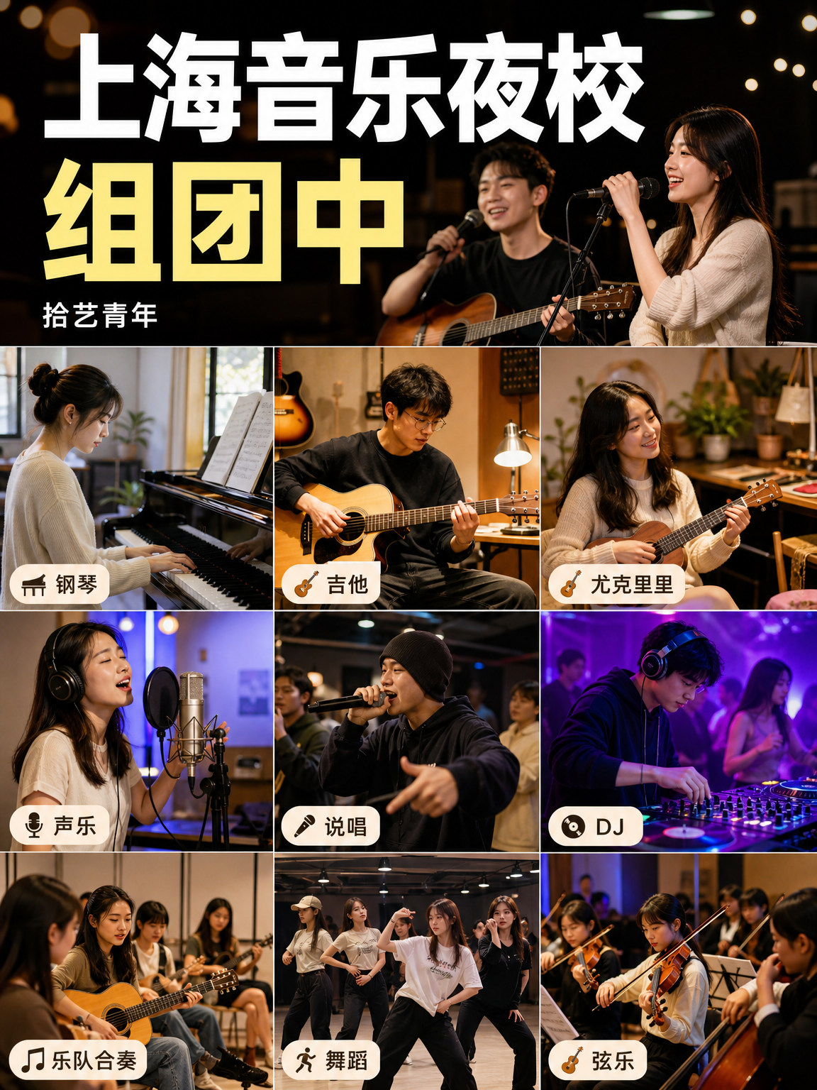 上海音乐夜校来啦～