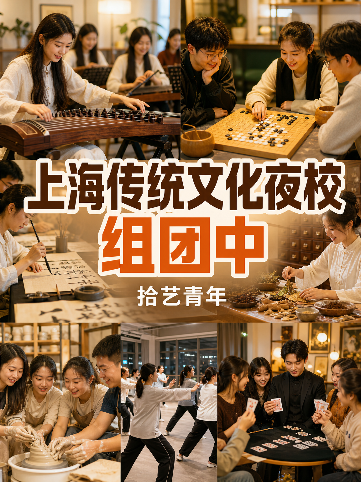 上海传统文化夜校还在组团中