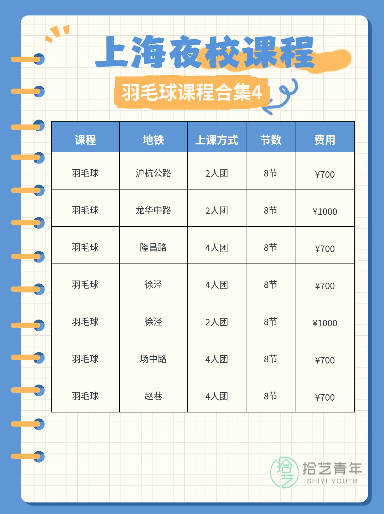 临时缺课咋整？上海夜校羽毛球课程安排 - 图片5