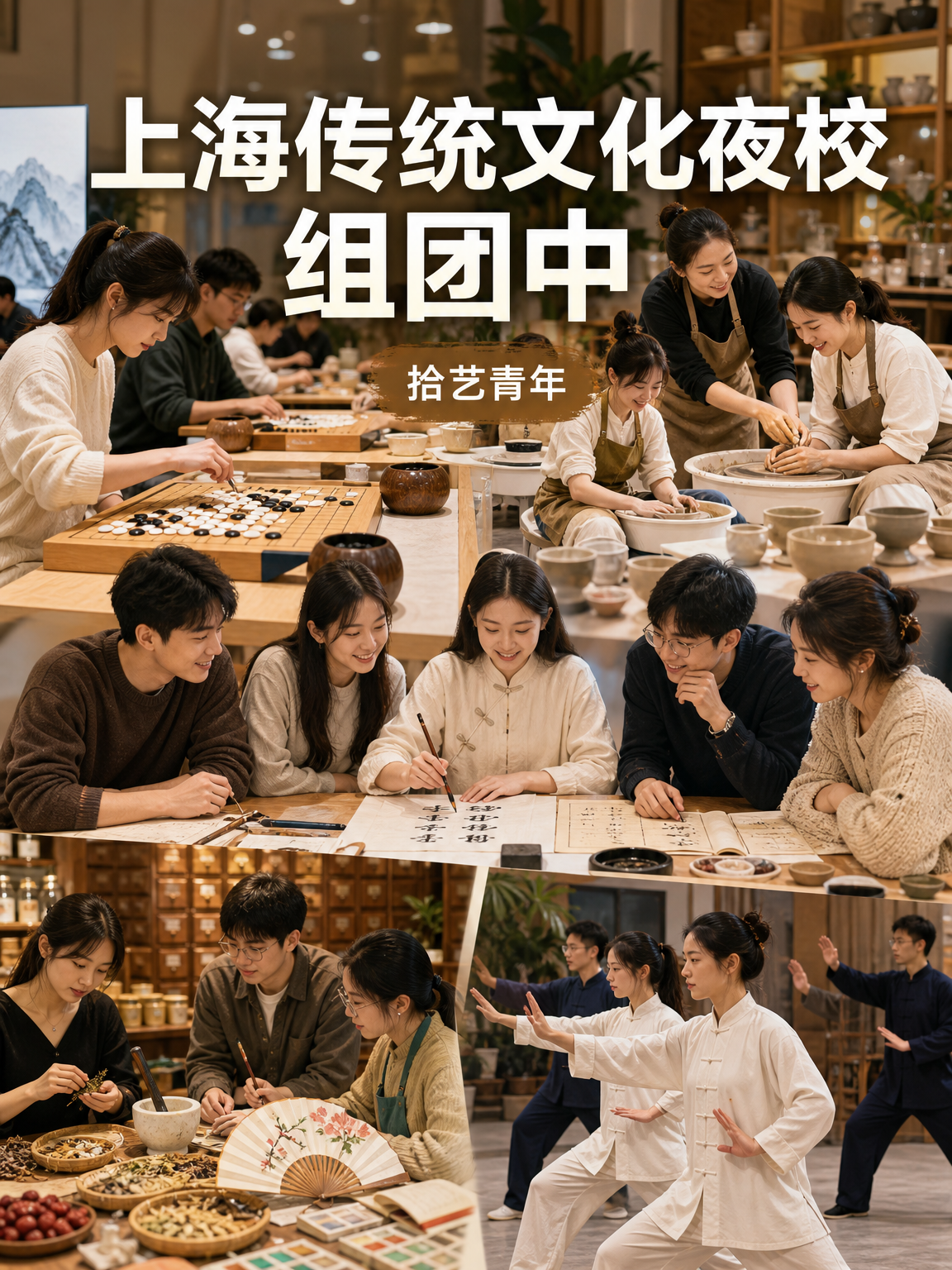 上海传统文化夜校,有人一起吗