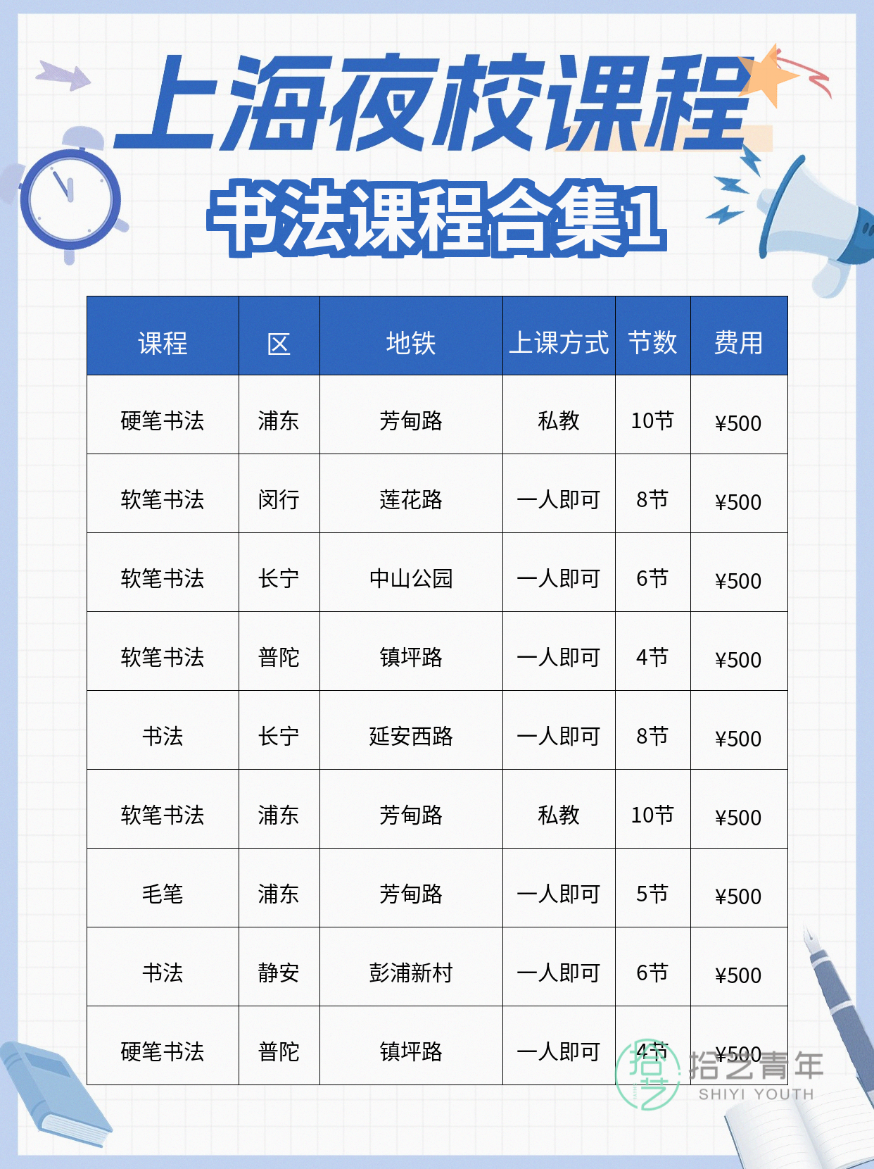 下班学书法,去哪儿更顺路? - 图片2