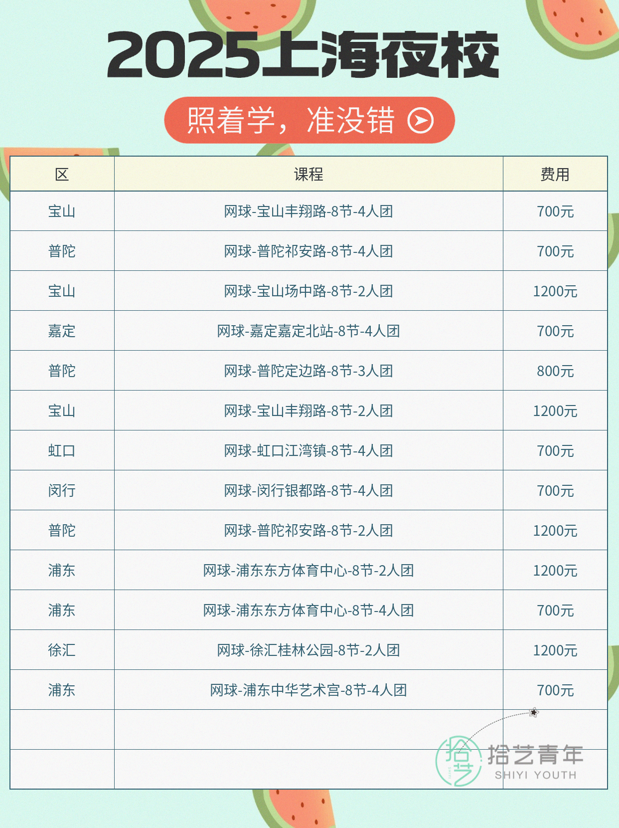 打工人友好！夜校网球课时间&师资全知道 - 图片3