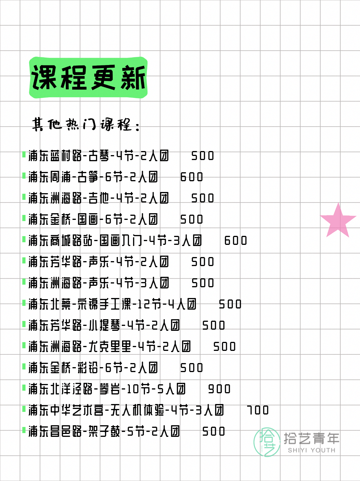 5月14日上海浦东夜校课程合集 - 图片10