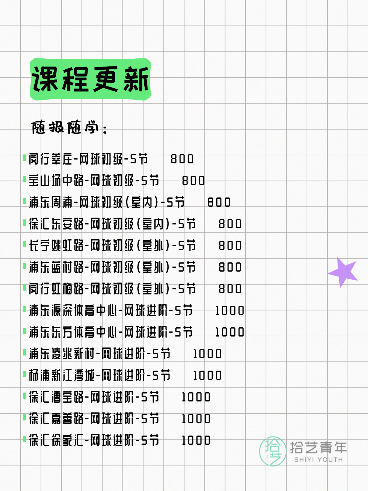 5月31日上海网球课程合集 - 图片6