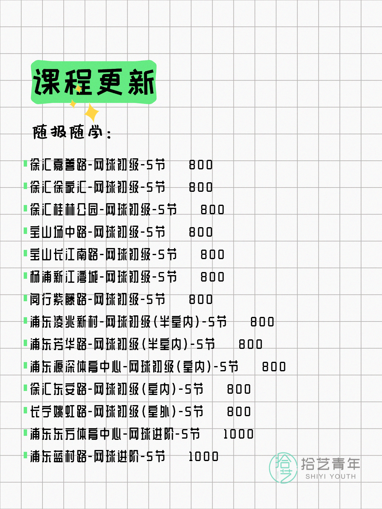 7月6日上海网球课程合集 - 图片4